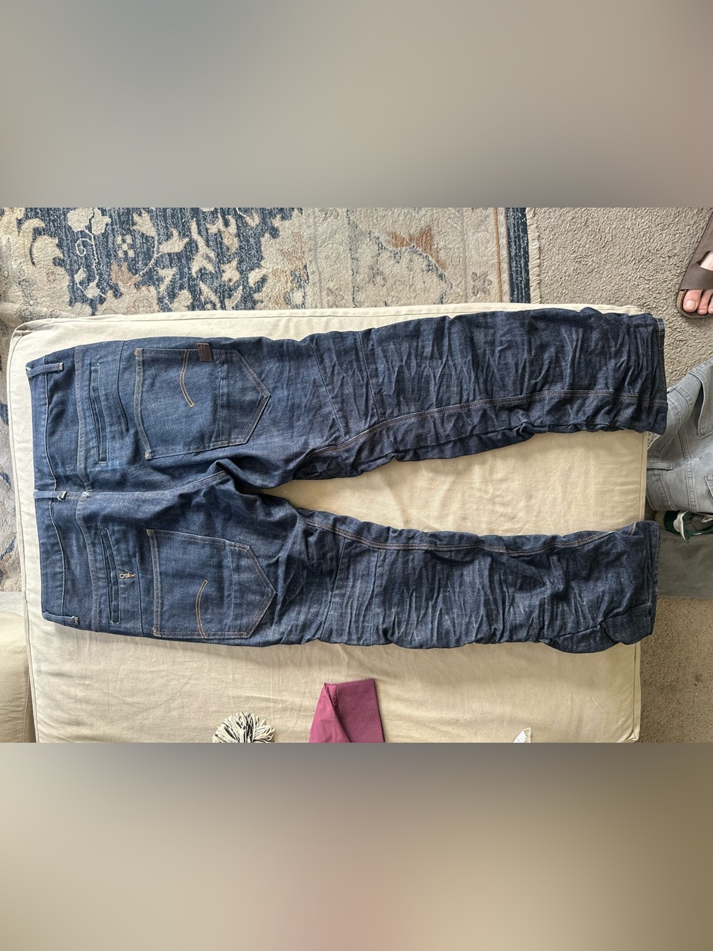 G-Star RAW — Men's Dark Blue Denim Jeans - Classic Baggy Fit